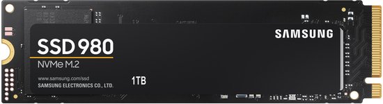 Samsung 980 - Interne SSD - PCIe 3.0 - NVMe M.2 - 1 TB