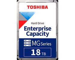Toshiba MG09 interne harde schijf 18 TB 7200 RPM 512 MB 3.5" SATA III