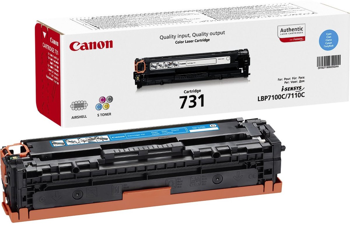 Canon 731C - Tonercartridge / Cyaan