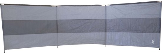 Bo-Camp - Windscherm - Caira - Met bovenliggers - 3 Vakken