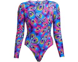 Peacock Paradise Long Shot One Piece - Dames | Funkita | Maat 38