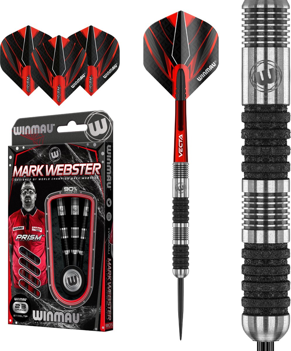 Winmau Mark Webster Special Edition 90% - Dartpijlen 23 Gram