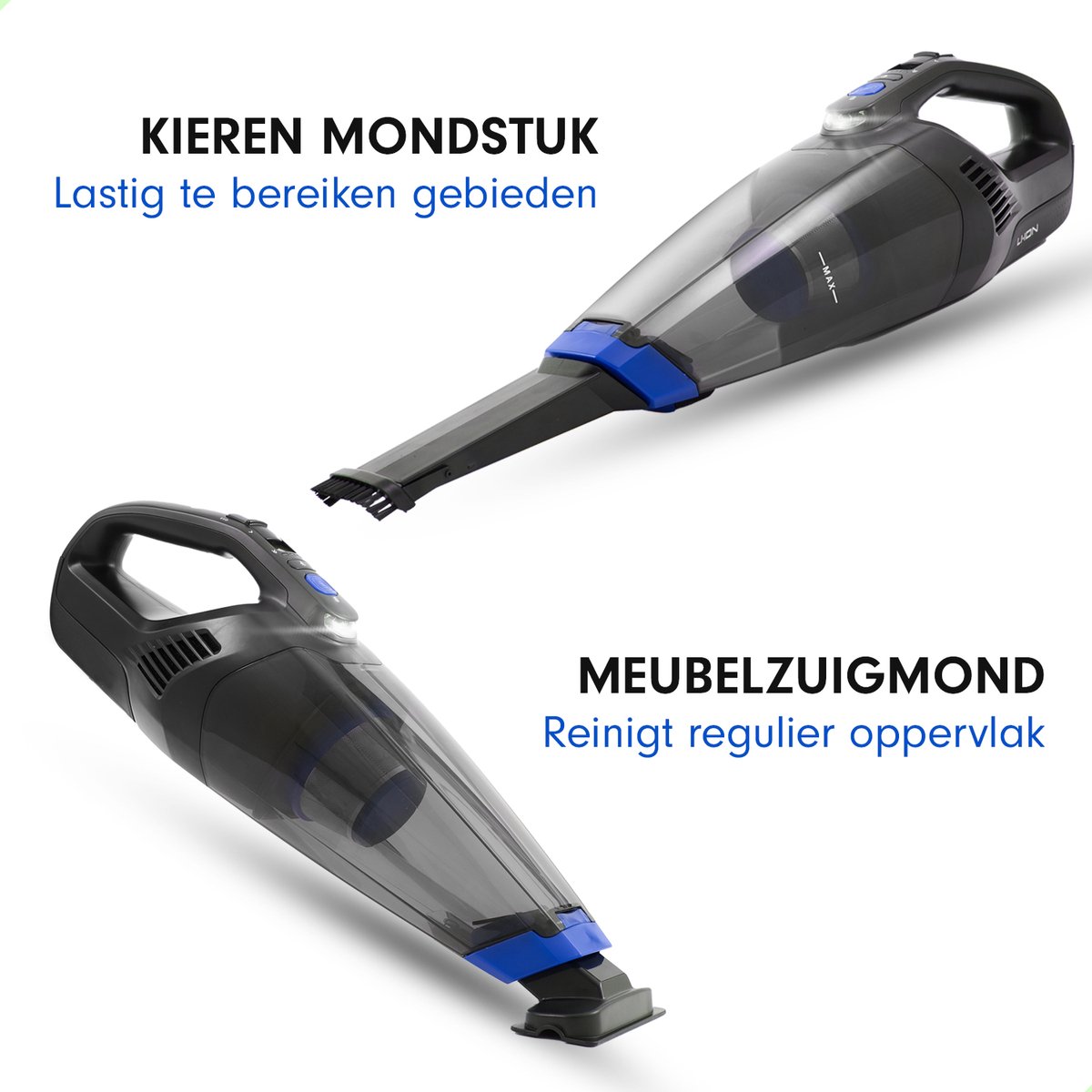 AG315 Handstofzuiger Snoerloos Blauw 100W Krachtige - afbeelding 3