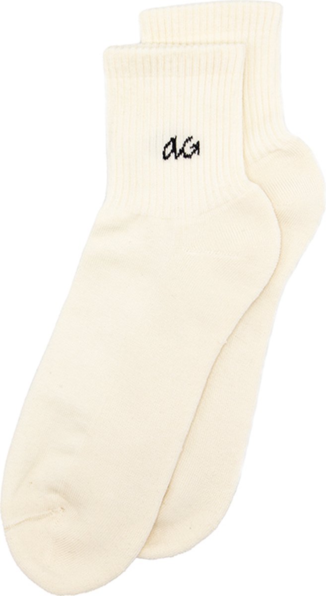 Alfredo Gonzales unisex athletic halfhoge sokken logo wit