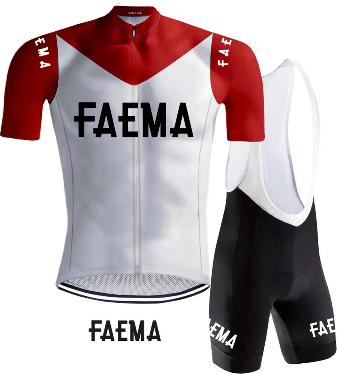 Retro Wielertenue Faema - REDTED - 3XL