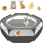 Bol.com C&C Cage Tent Ademend & Transparant Outdoor/Indoor Oefening Hek - Guinea Varken Konijnen Hamster Chinchillas en Egels - ... aanbieding