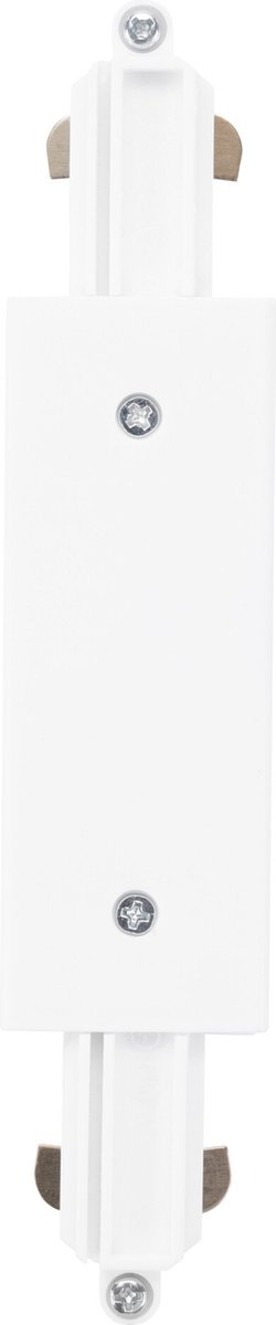 Ledvion - 1-Fase Rail Gemiddelde Power Connector (Wit) - Naadloze Intergratie 1-Fase