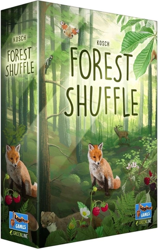 Foto: Lookout games forest shuffle nederlandstalig kaartspel