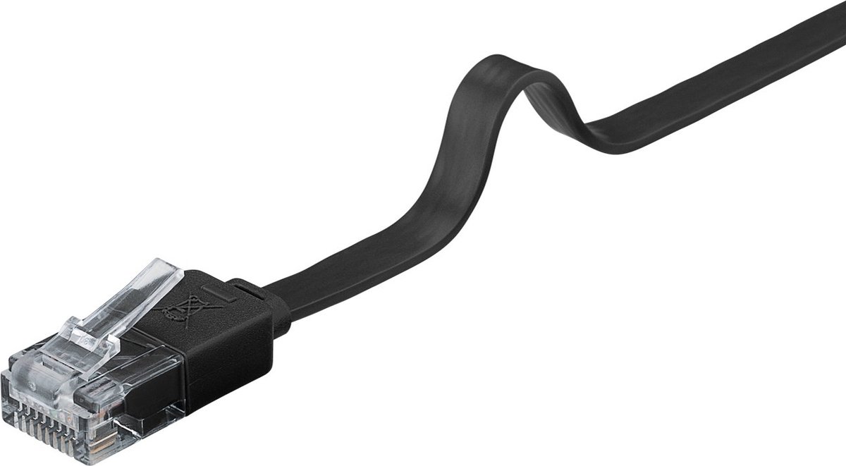 Wentronic CAT6 Netwerkkabel - RJ45 - Zwart - 3 m