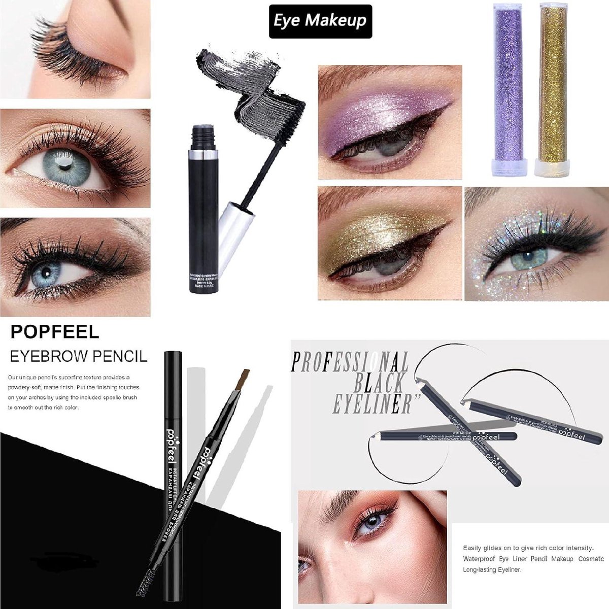 Complete make up koffer 35Stuk Alles-in-één Make-up Kit - Essentiële start bundel voor vrouwen met Oogschaduw Lipgloss Concealer - Draagbare Multifunctionele Cosmetische Set Complete make up koffer