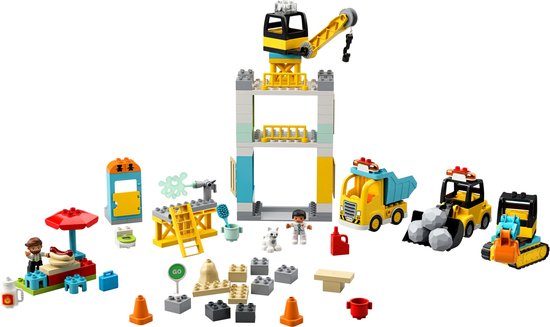 LEGO DUPLO Torenkraan & Bouwterrein - 10933