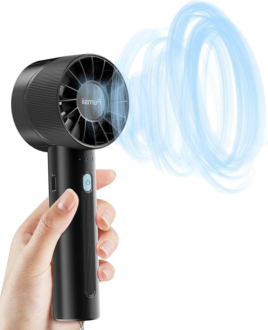 JISULIFE Life 5 draagbare mini-ventilator, 4000 mAh batterij