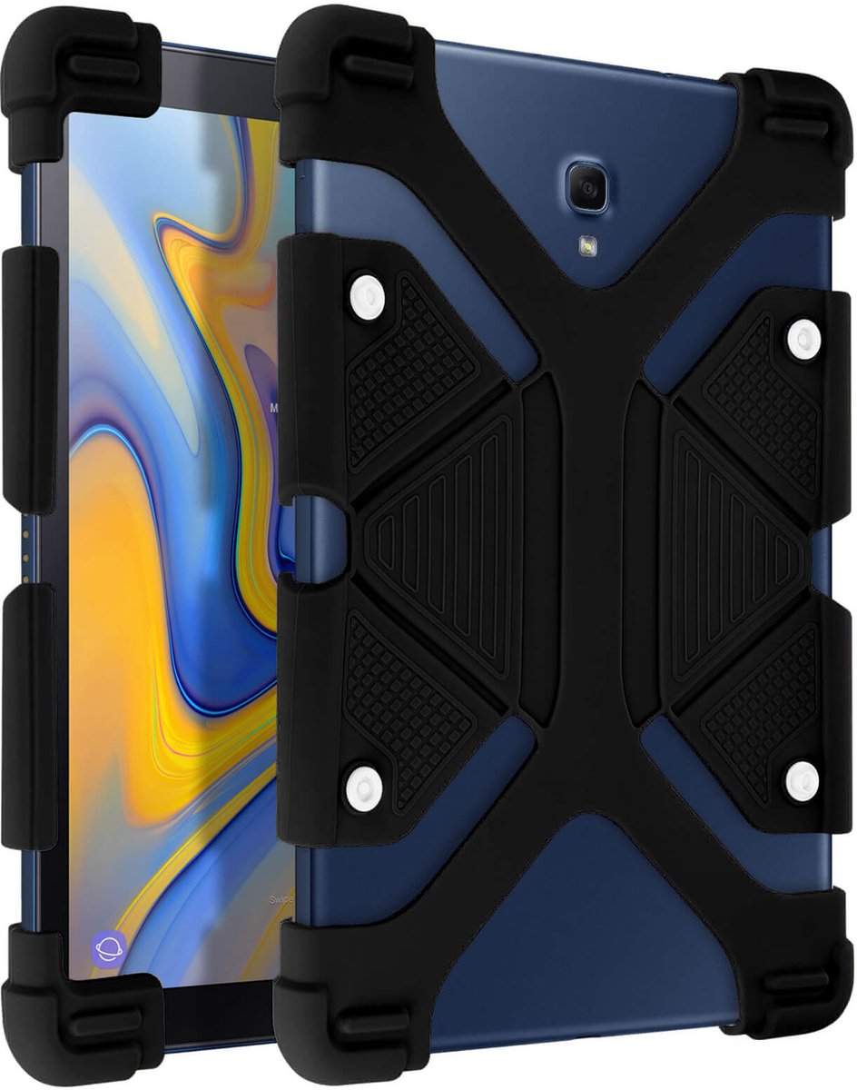 Avizar Hoes 12 schokbestendige plank met kickstand, Zwart