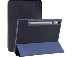 Avizar Foliohoes Geschikt voor Lenovo Tab P12 Video / Toetsenbord ondersteuning klep, Nachtblauw