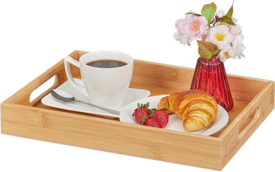 Bambou & Co Dienblad/serveerblad Breakfast - bamboe | Leen Bakker Bambou & Co Dienblad/serveerblad Breakfast - bamboe | Leen Bakker