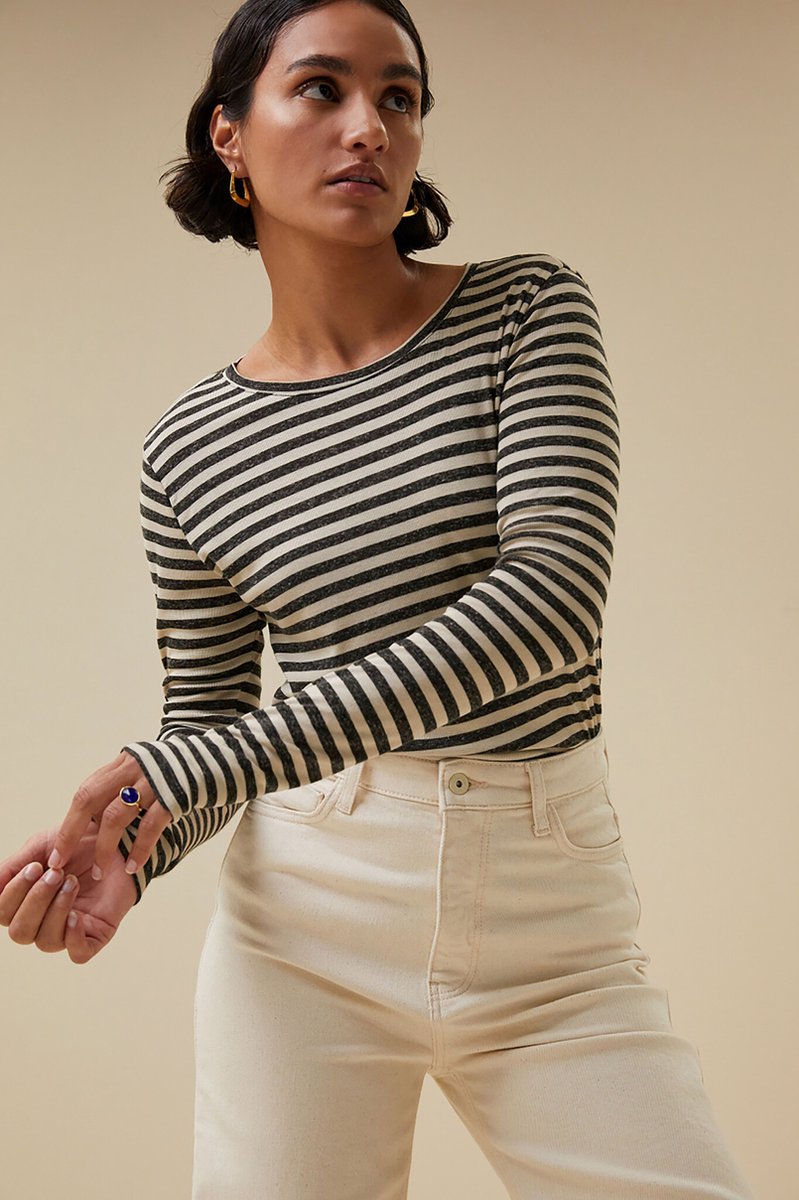 101008 Basis stripe top