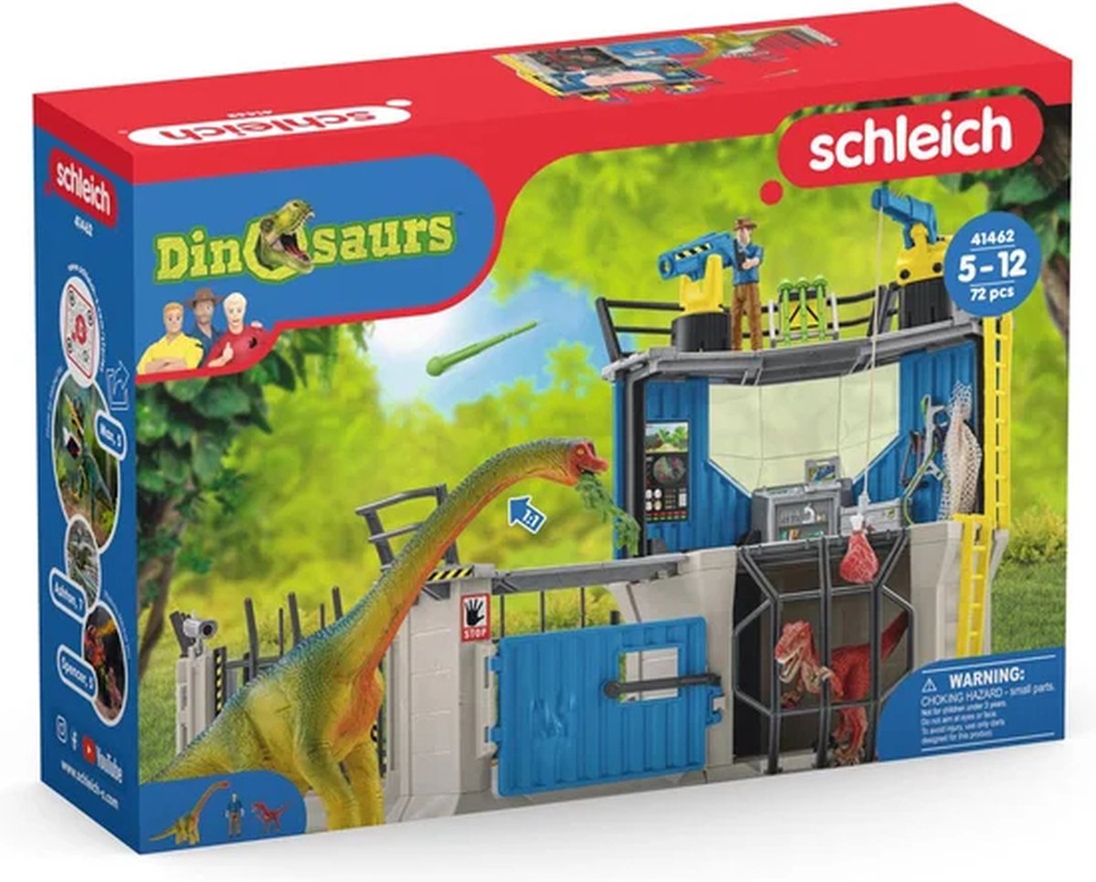 Schleich Dinosaurus Groot Dino-onderzoekstation - Speelfigurenset - 41462 — afbeelding 12