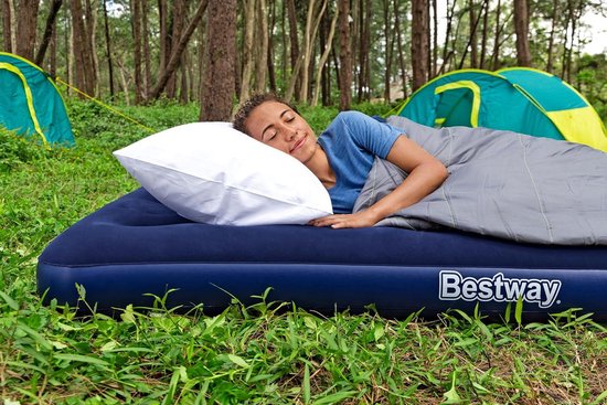 Luchtmatras 191 m x 137 m x 22 cm met volledig hands-AC-pomp - Comfortabel slapen — afbeelding 2