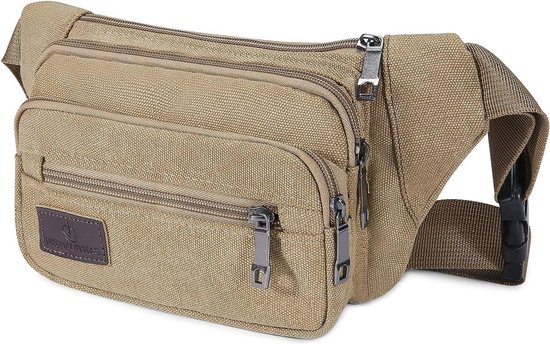Compacte heuptas voor backpacken TRAVEL zwart 2 liter