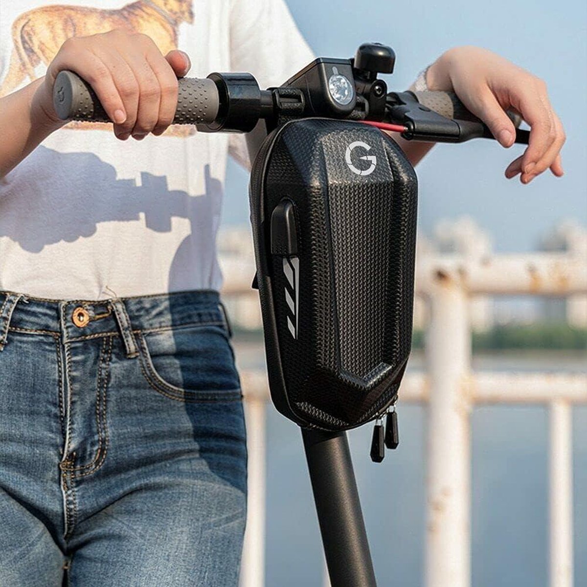 Elektrische steptas met USB-aansluiting - Opbergtoebehoren - 2/3 liter - Riembag - Geschikt voor Xiaomi Ninebot Ducati Kickscooter – foto 6