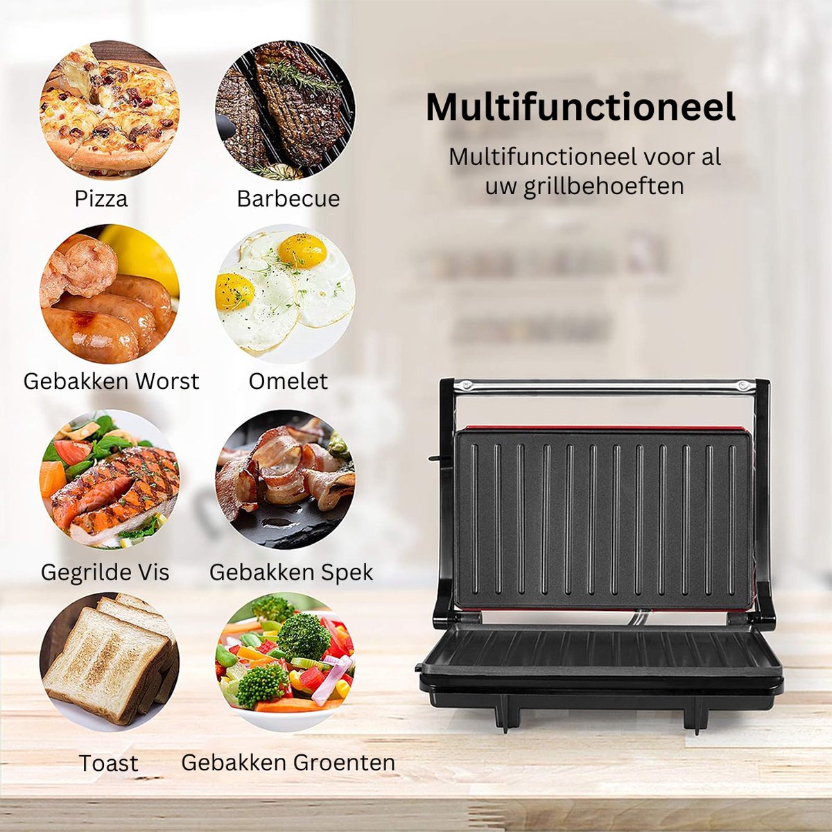 MKSS Contactgrill - Tosti Apparaat thumbnail 6