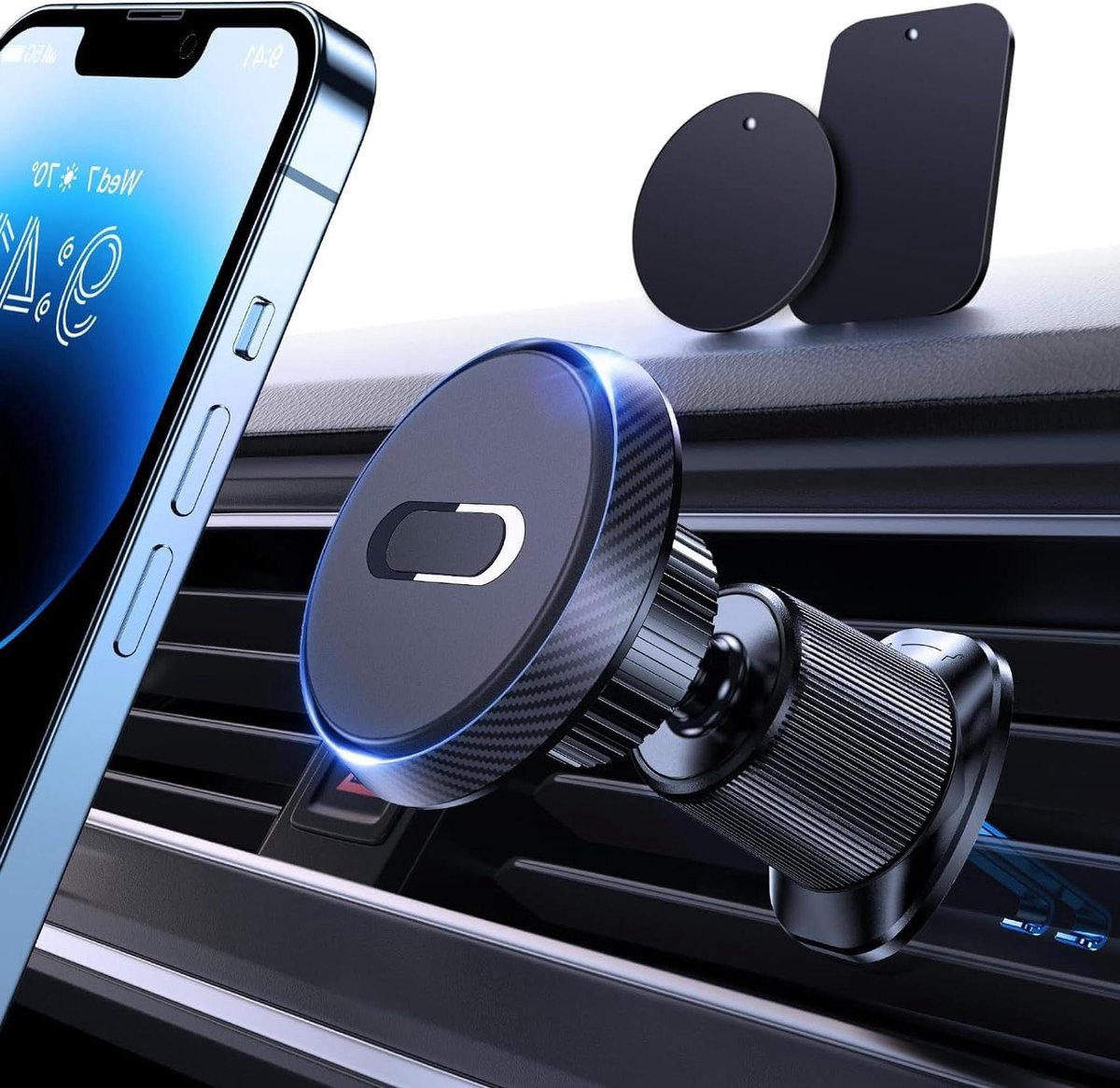 Auto Telefoon Houder met Magnetische Bevestiging - Handsfree Gebruik
