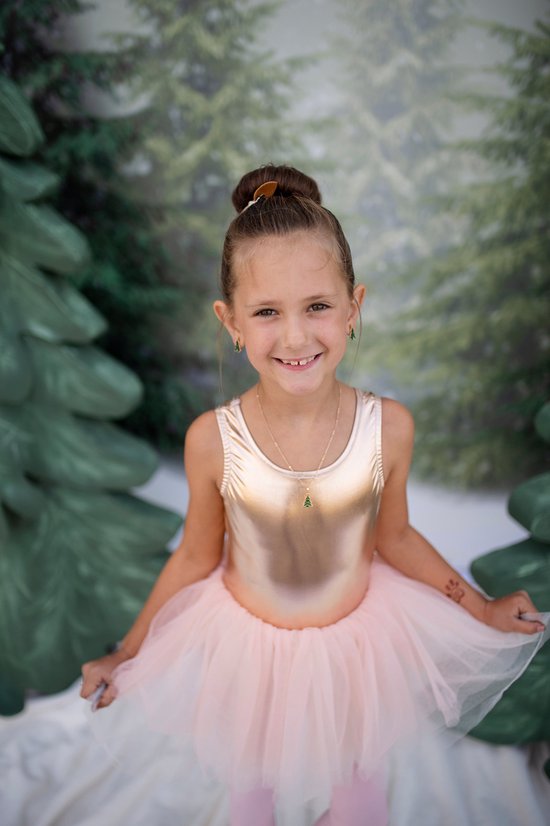 Great Pretenders Verkleedkledij Tutu Ballet jurk - 5/6 jaar - Rose Gold - Maat 5-6 jaar
