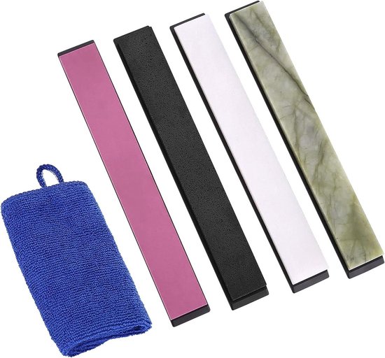 3 Pieces 240/600/1000# Grit Knife Sharpening Whetstone Diamond Stone Grinder eBa
