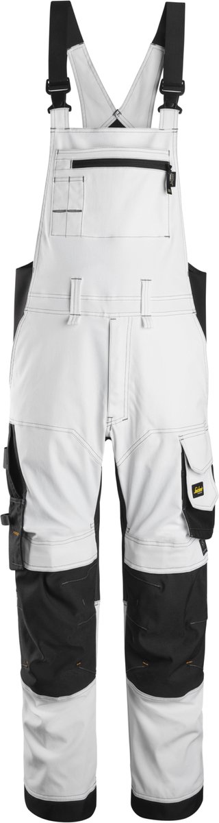 Snickers 6051 AllroundWork, Stretch Bib & Brace broek - Zwart/Zwart - 48