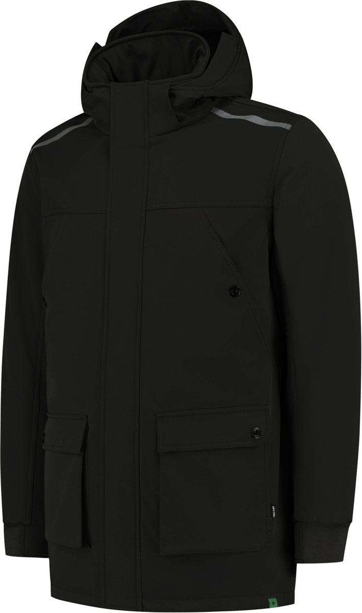 Tricorp Winter Softshell Parka Rewear 402713 - Zwart - 3XL