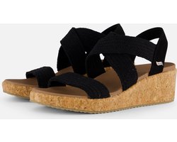 Skechers Arch Fit Beverlee - Love Stay - Dames Sandalen - Zwart