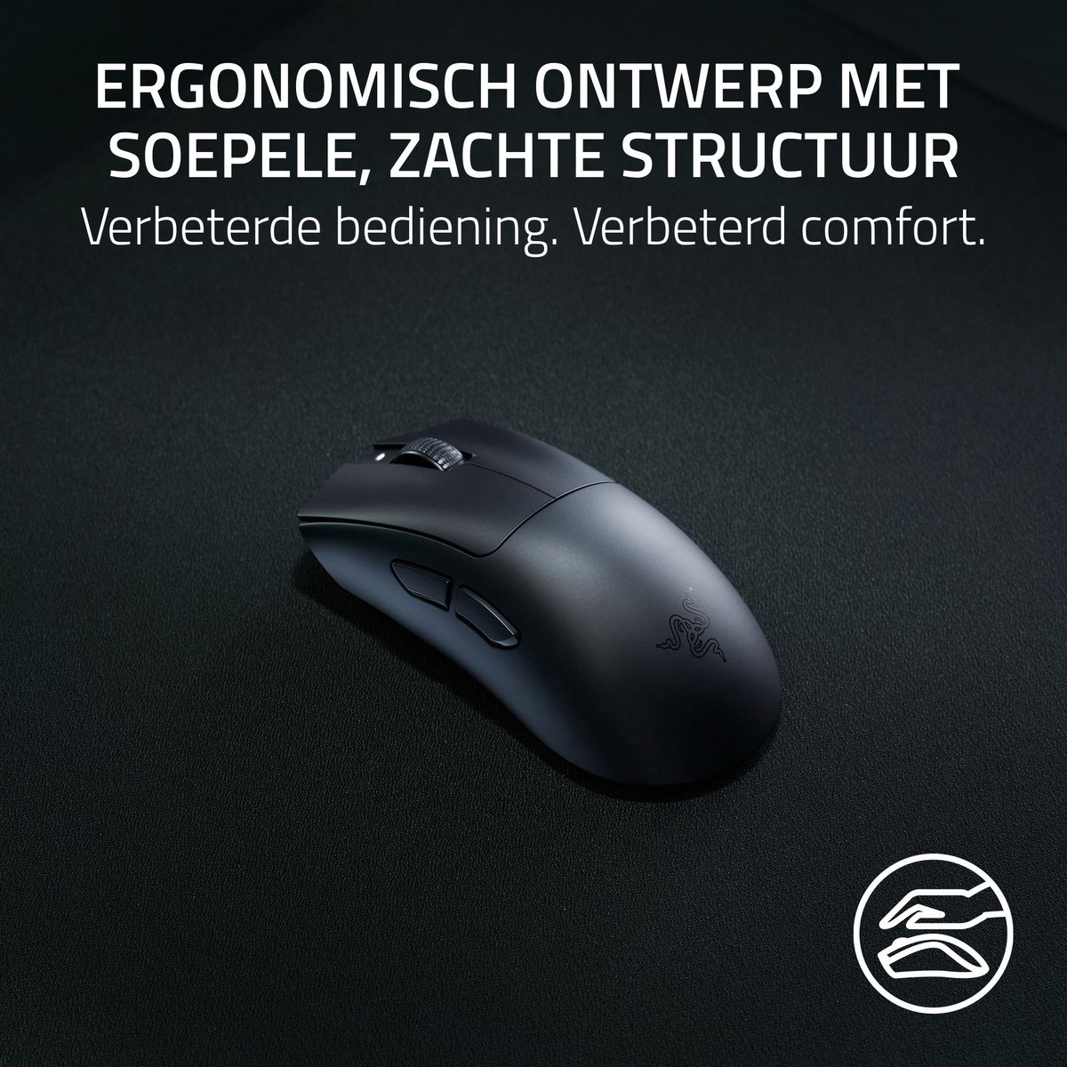 Razer DeathAdder V3 - Ultralight Gaming Muis thumbnail 3