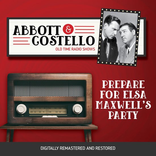 Abbott and Costello: Prepare for Elsa Maxwell's Party - cover