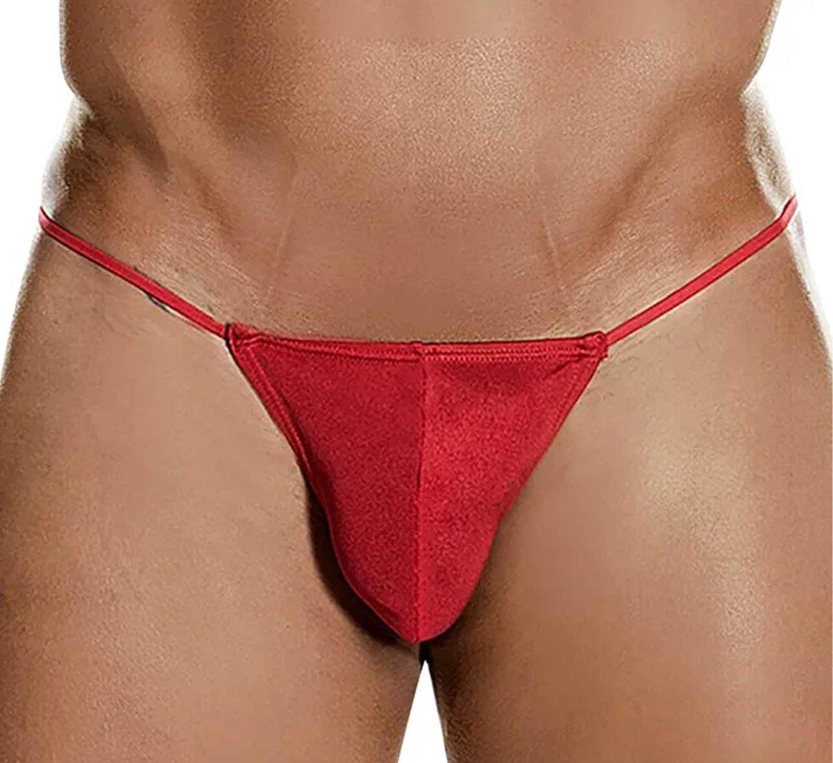 Goedkoopste Heren String - Rood - Mannen Lingerie - Seks Ondergoed - One Size Onderbroek