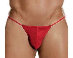 Heren String - Rood - Mannen Lingerie - Seks Ondergoed - One Size Onderbroek