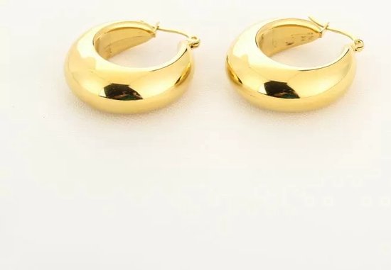 Boucles d'oreilles Bijoutheek Créoles Épaisses Goud
