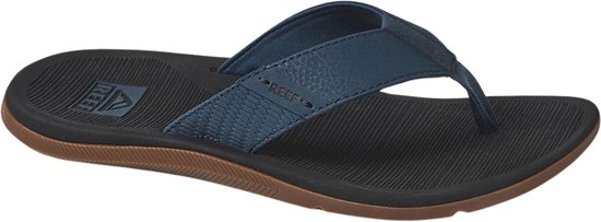 Reef Santa Ana Infradito Uomo 43 – Pelle Vegana, Supporto Arco Plantare, Suola Anti-marca, Sandalo Impermeabile Spiaggia
