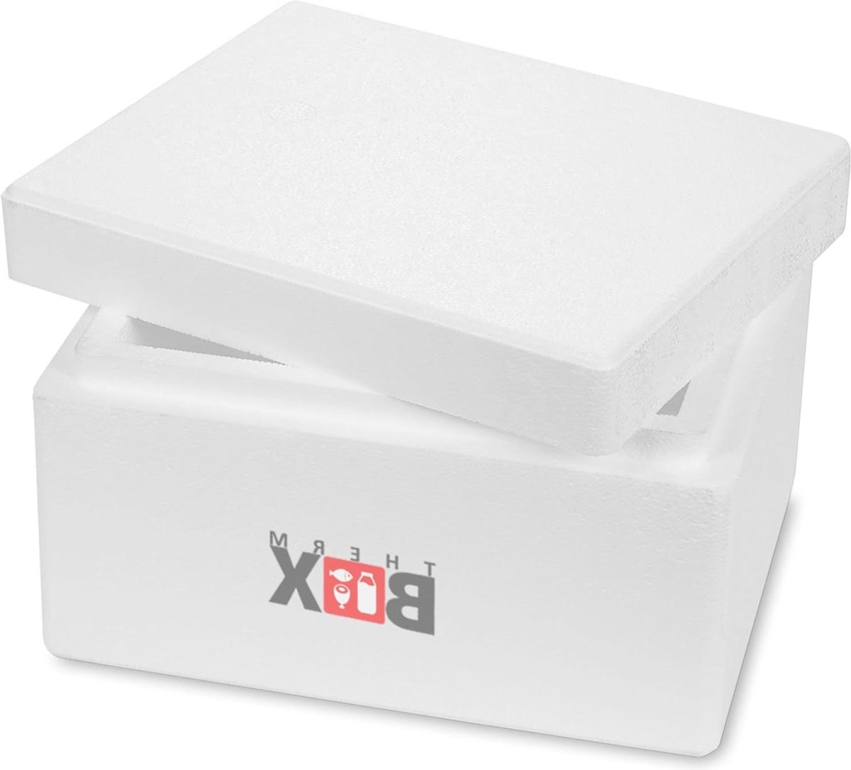 Styrofoam box voor eten & drinken - Koeler & warmer (31x25x185cm - 593L volume) Herbruikbaar Cool Box Stand