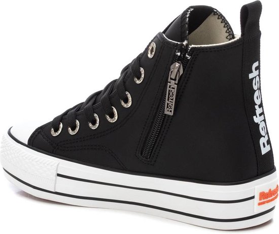 Sneaker Donna REFRESH In Tela Blu | Lacci Regolabili E Suola Gommata 4 Cm | Modello Vegano Certificato PETA (taglia 38)