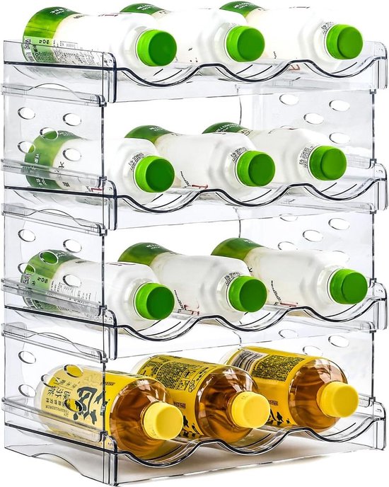 Organisateur de Bouteilles D'Eau en Plastique et Support de Stockage de