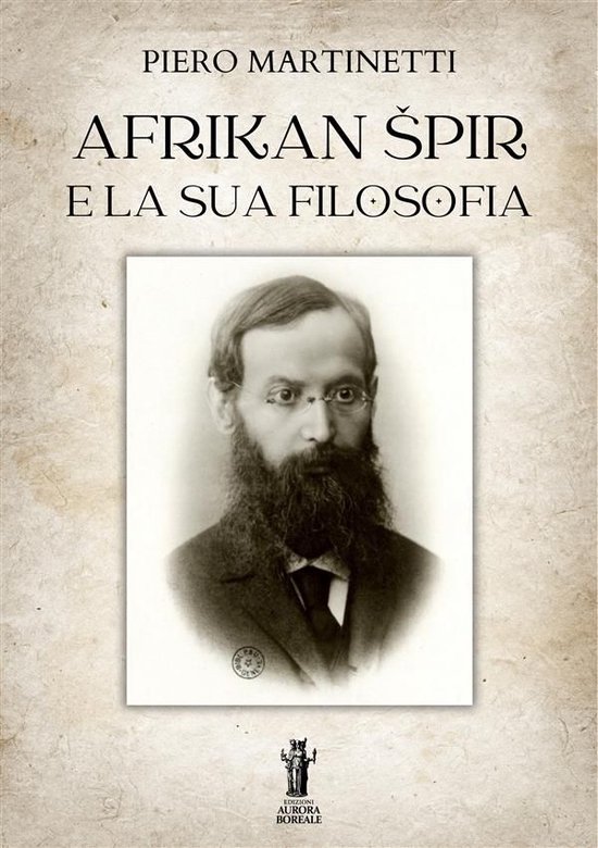 Afrikan Špir e la sua filosofia - cover