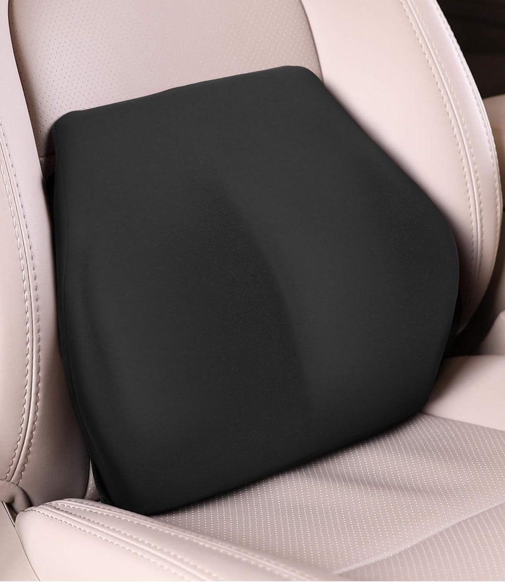 Goedkoopste Rugkussen onderrug voor auto en bureaustoel van traagschuim - ergonomisch lendenkussen voor rugsteun verlichting - geschikt voor autostoelen en rolstoelen Rugkussen onderrug