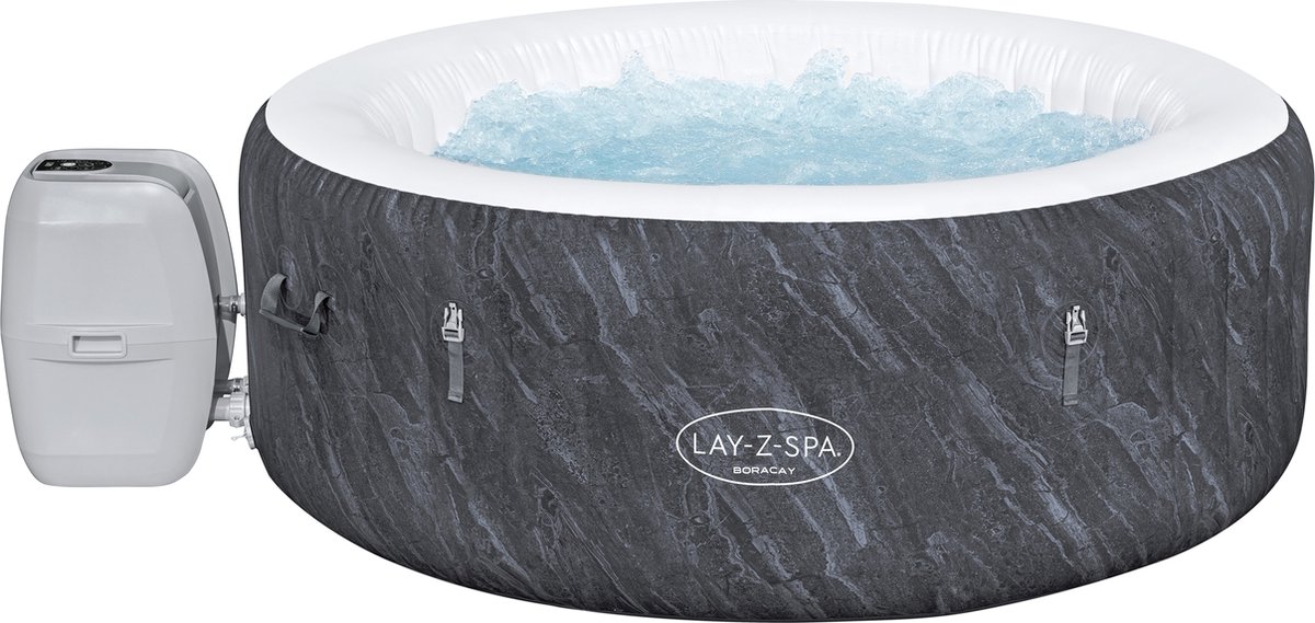 Lay-Z-Spa Boracay Smart Signature AirJet Inflatable Hot Tub - 2 to 4 people