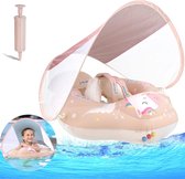 Schattige babyzwemband, opblaasbare zwemband voor baby's, auto-zwemband, zwemtrainer met stuurwiel, kinderboot voor zwembad, drijvende ring voor kinderen, 1-5 jaar