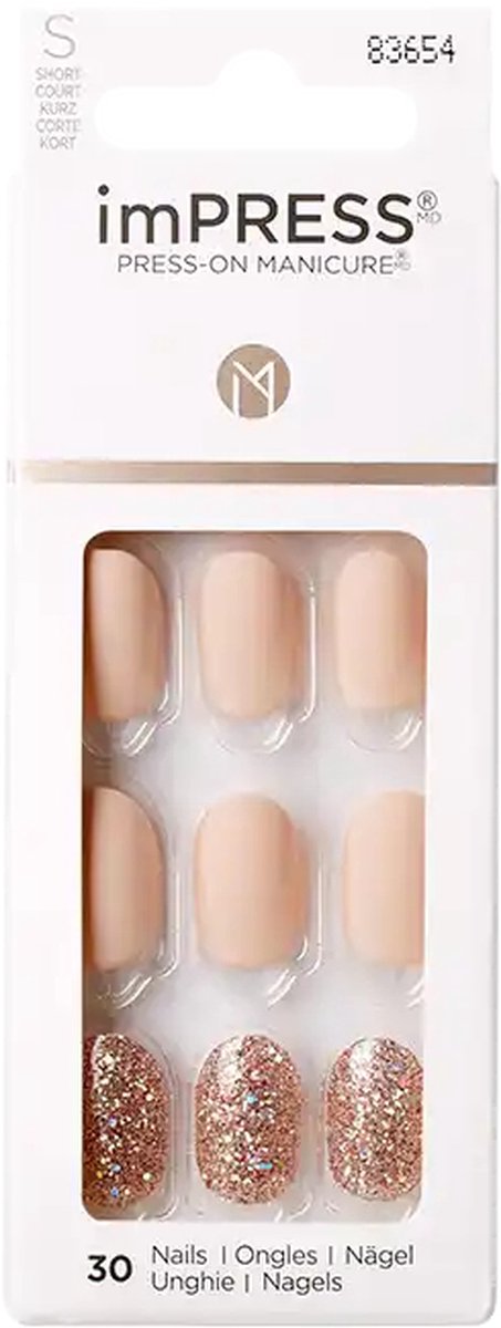 Goedkoopste imPRESS Kunstnagels - 30 Stuks - Press-On Techniek zonder Lijm - Plaknagels - Nepnagels