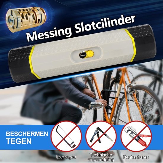ANTIVOL,STYLE 7--Serrure U Lock robuste avec câble en acier pour vélo,combinaison anti vol