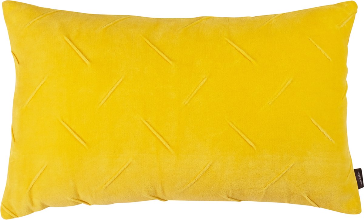 Linen & More Maha Bright Geel Kussen -30 X 50