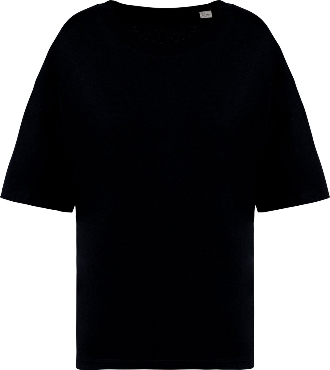 Native Spirit Ecologisch oversized dames-T-shirt NS313 - Black - L/XL