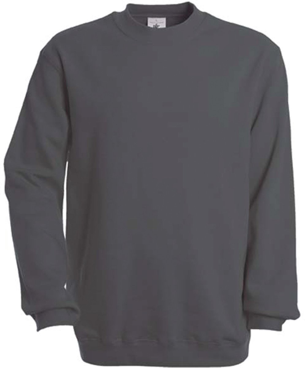 B&C Crew Neck Sweatshirt Set In CGSET - Steel Grey - L