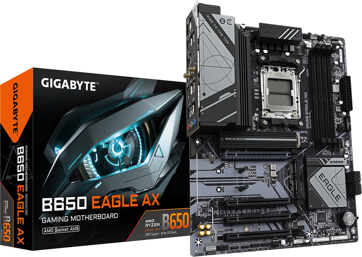 Gigabyte B650 EAGLE AX moederbord AMD B650 Socket AM5 ATX